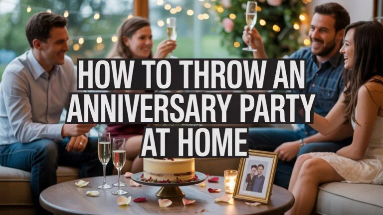 How to Throw an Anniversary Party at Home